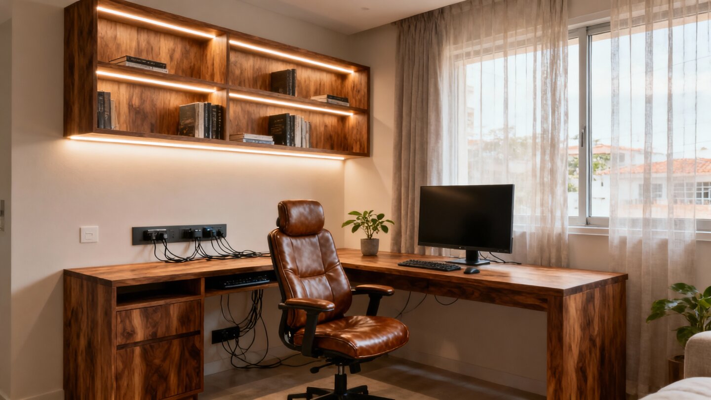 Home Office planejado em Santos