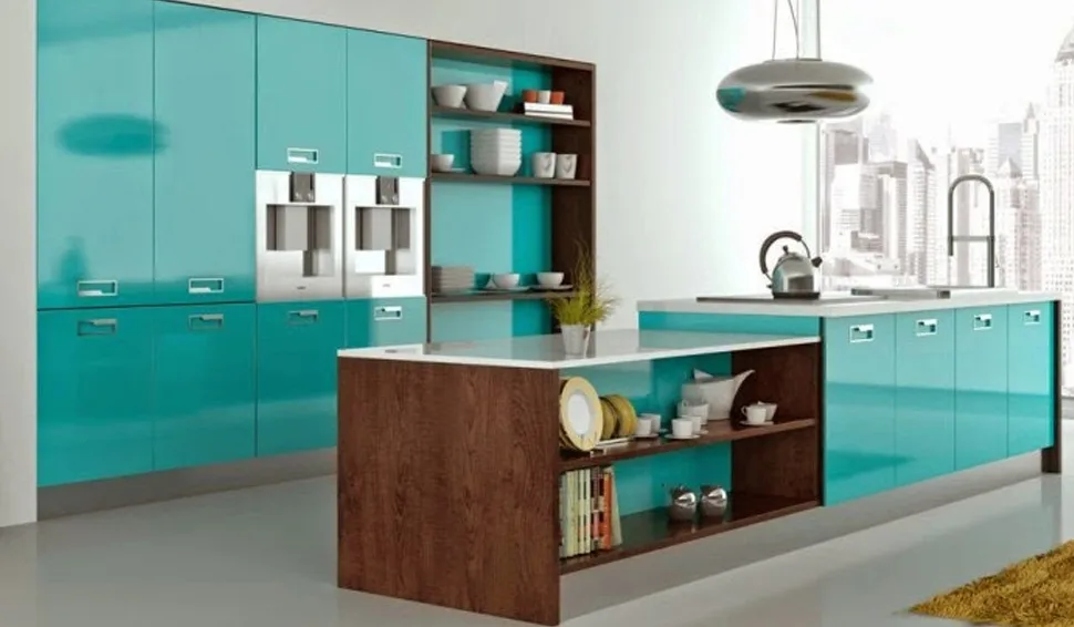 Cozinha planejada com design contemporâneo